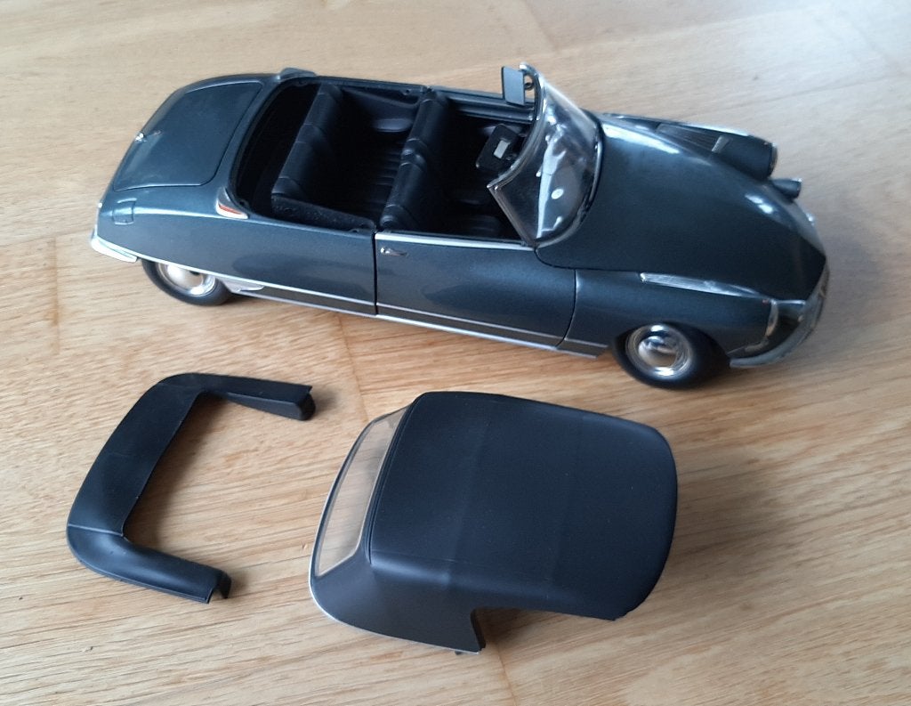 Norev 181560 Citroën DS19 Cabriolet (1961) 1:18, Hobby en Vrije tijd, Modelauto's | 1:18, Ophalen, Zo goed als nieuw, Auto, Norev