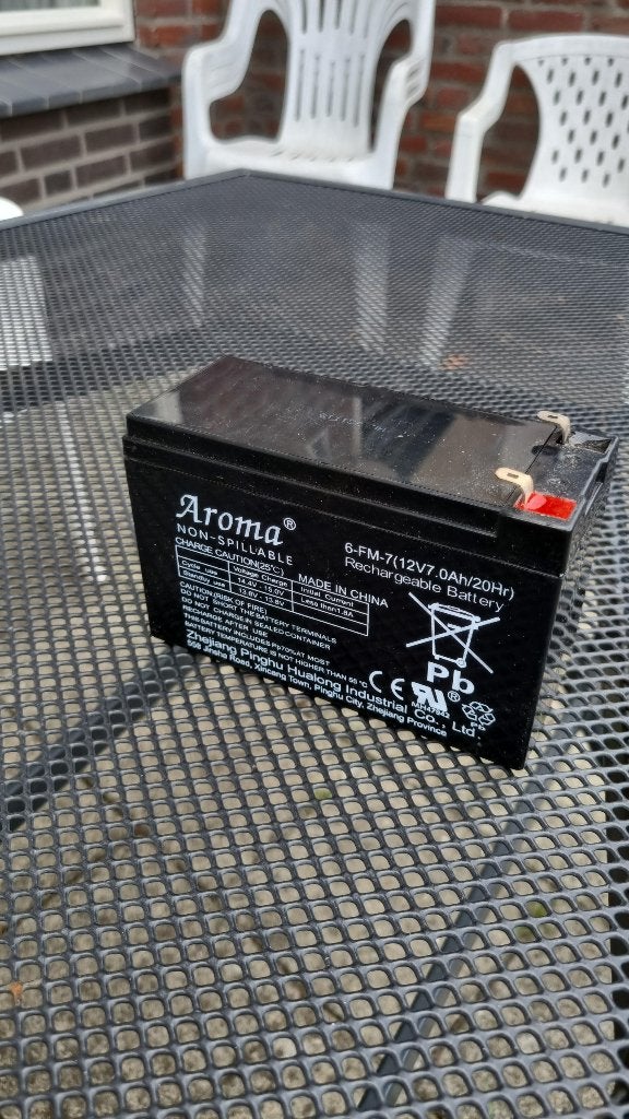 Nieuwe accu Aroma 12V 7.0 Ah batterij ., Ophalen, Nieuw