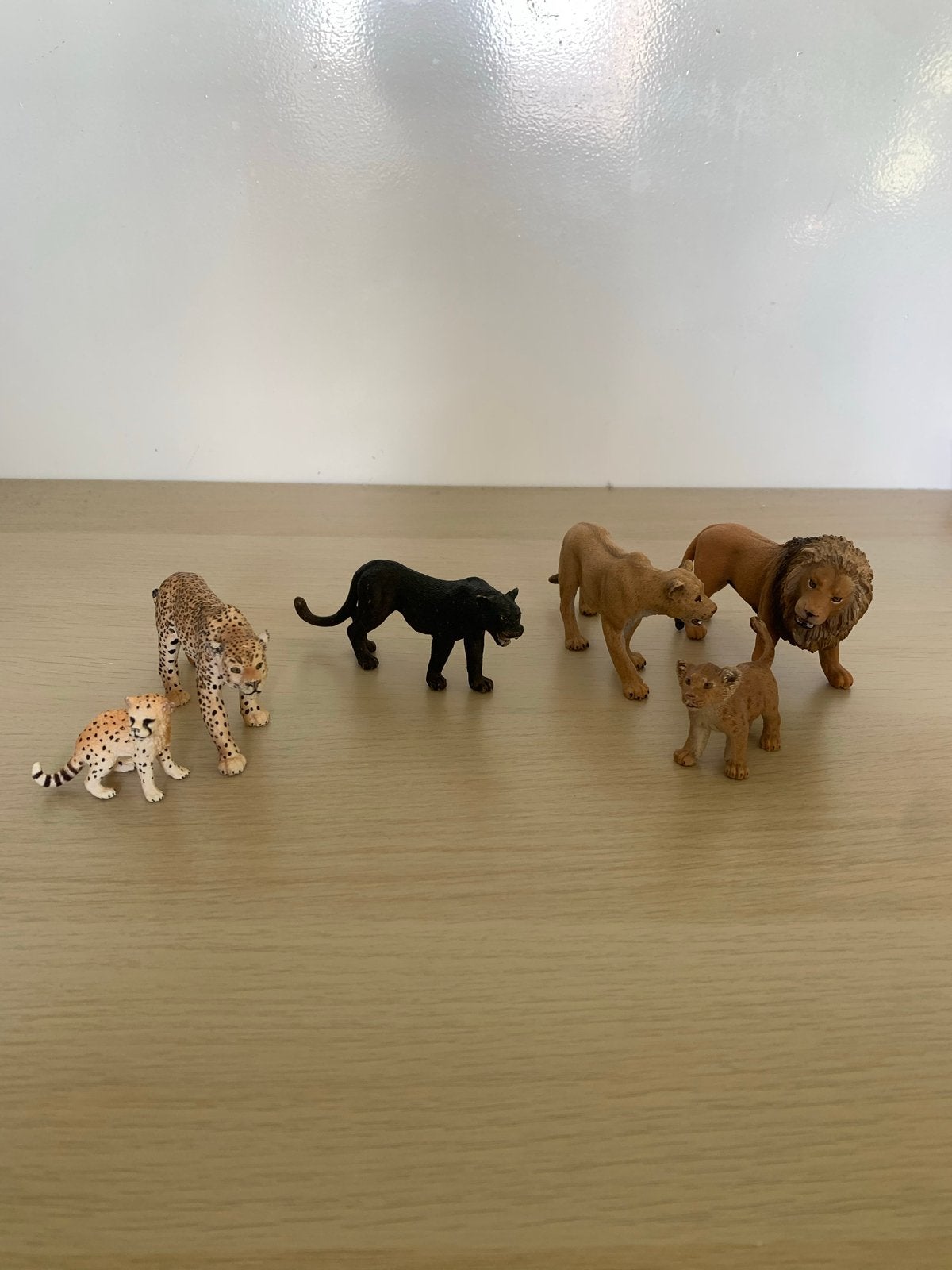 Dieren sleigh Leeuwen, Cheeta's en Panter, Ophalen of Verzenden, Gebruikt, Jongen of Meisje