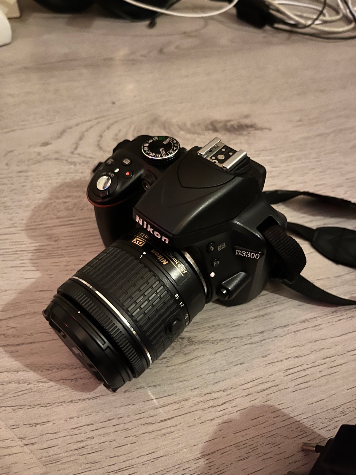 Nikon D3300 Spiegelreflexcamera met AF-P DX NIKKOR 18-55mm, Spiegelreflex, Beeldstabilisatie, Ophalen of Verzenden, Zo goed als nieuw