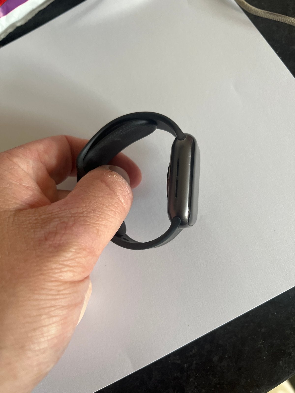 Apple Watch Series 5 batterij 65%, Ophalen, Zwart, IOS, Waterdicht