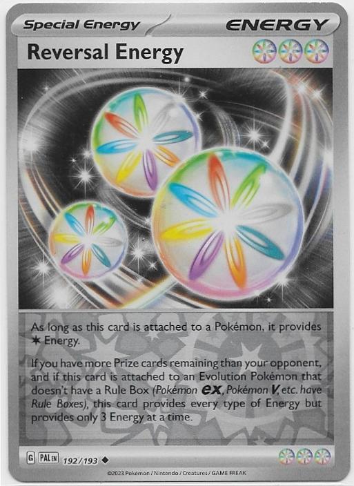 Paldea Evolved,  Reversal Energy [reverse] 192/193, Verzenden, Nieuw, Losse kaart