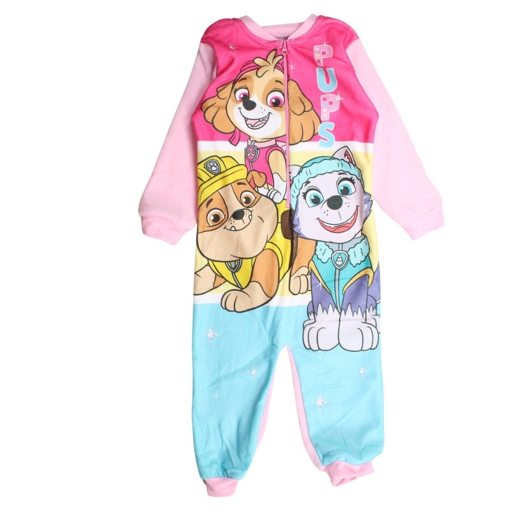 Paw Patrol onesie/huispak pups roze fleece maat 110, Nacht- of Onderkleding, Nieuw, Ophalen of Verzenden, A