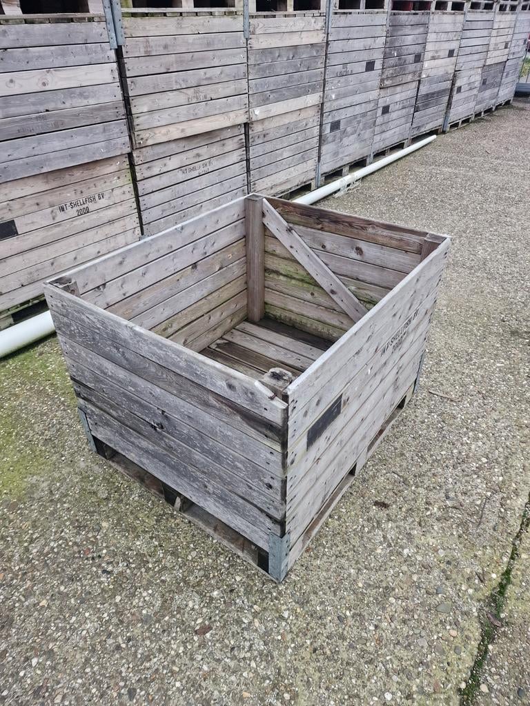 Houten kuubskist prijs per stuk, Ophalen, Gebruikt, 100 cm of meer, 60 cm of meer