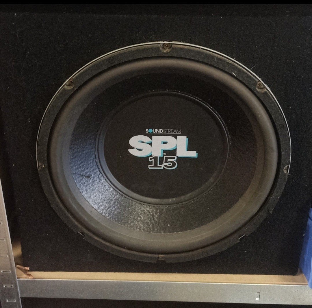 oldschool Subwoofer 15" 38cm soundstream spl15, Ophalen, Zo goed als nieuw