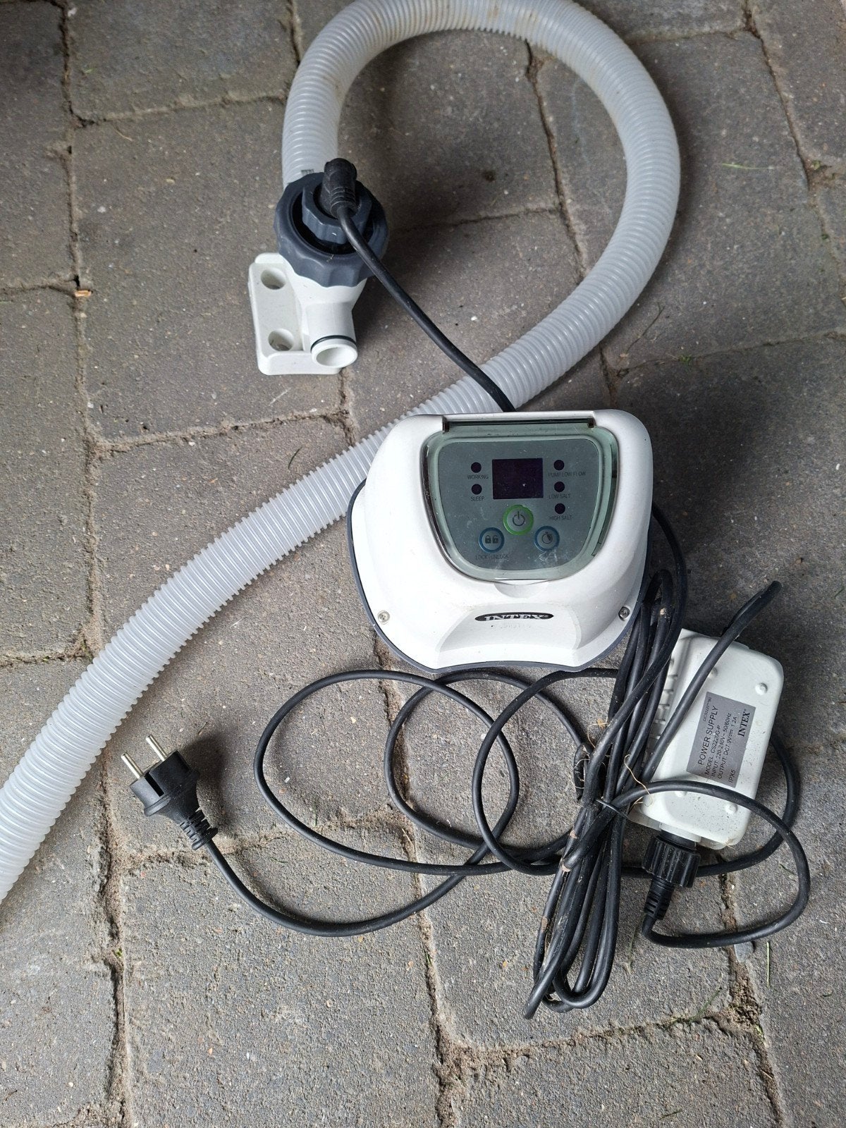 Intex zoutwatersysteem zwembadpomp, Ophalen of Verzenden, Gebruikt, Zwembadpomp