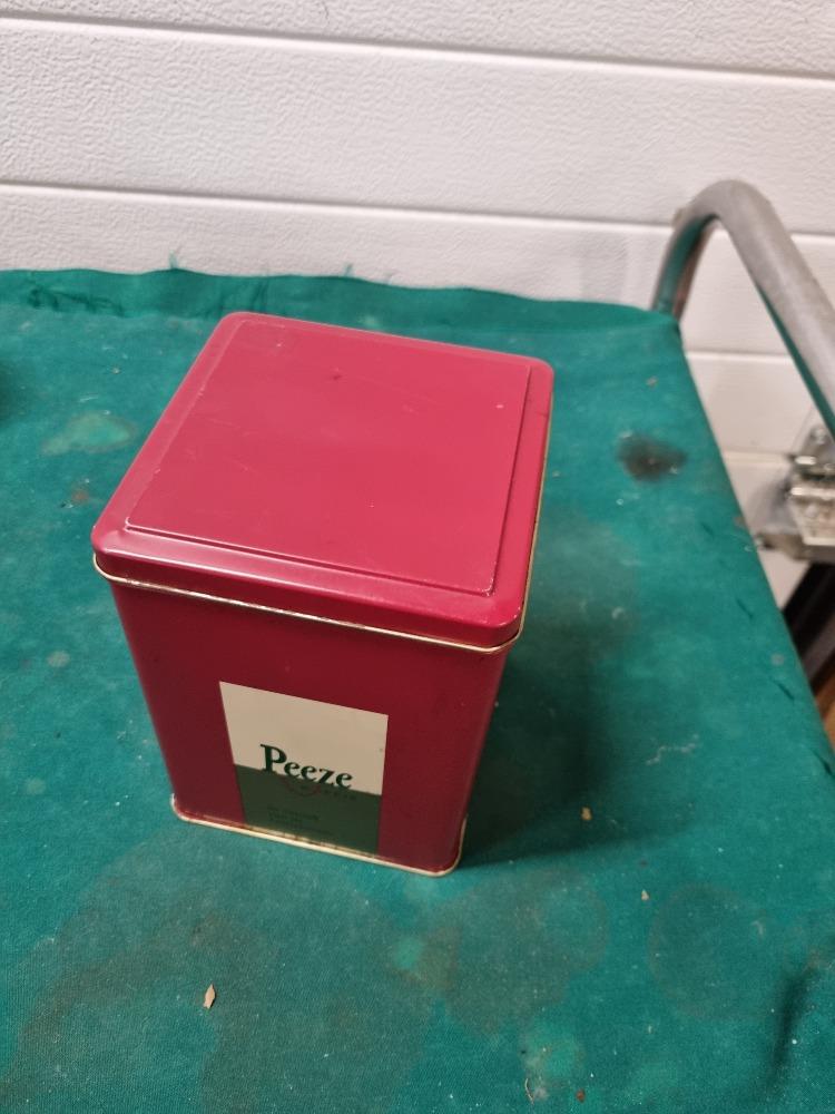 blik peeze koffie rood, Ophalen of Verzenden