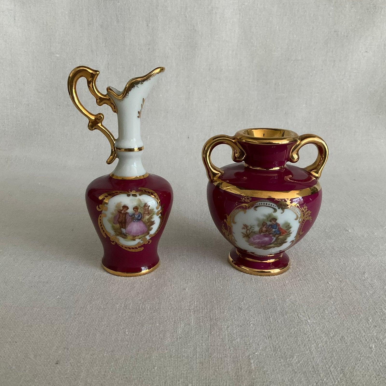 Limoges porselein setje van 2, Antiek en Kunst, Ophalen of Verzenden