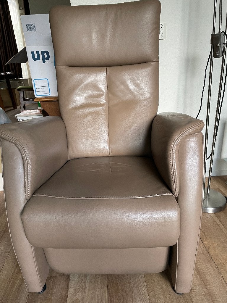 Elektrische relax fauteuil bruin - Prominent