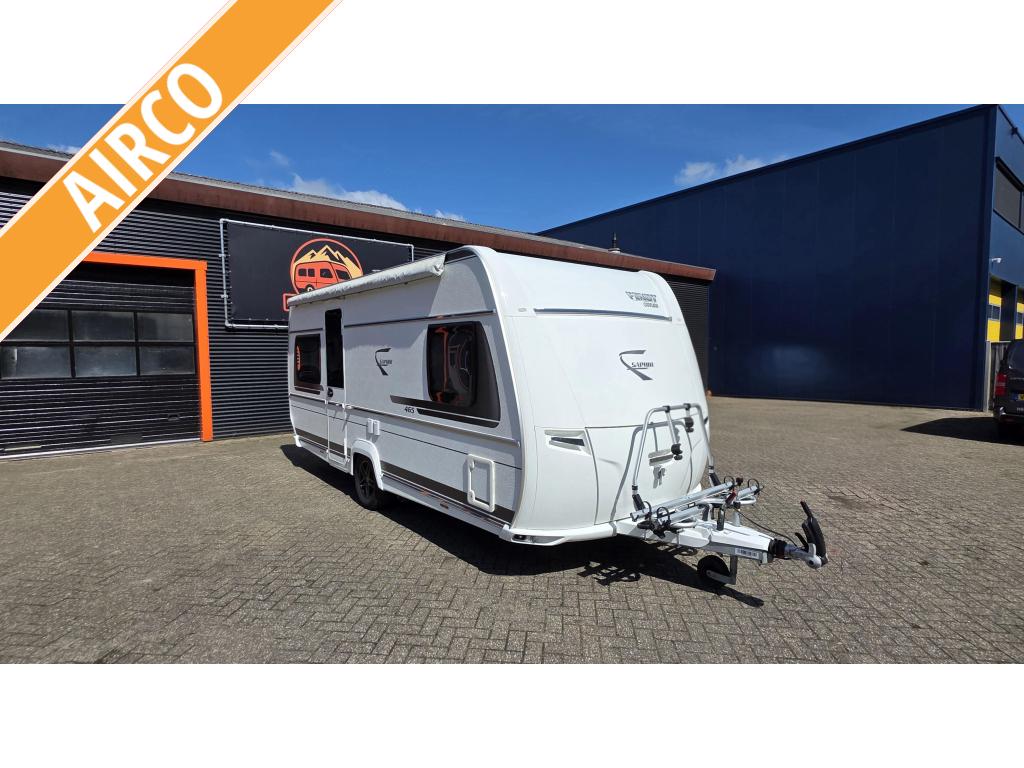Fendt Saphir 465 SFB airco,mover,tent, Caravans en Kamperen, Caravans, Schokbreker, Rondzit, Bedrijf, Overige typen