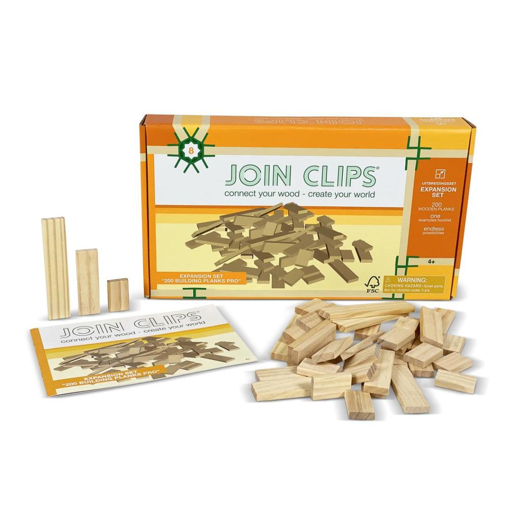 join clips : uitbreiding - aanvulset 200 bouwplankjes JC200, Kinderen en Baby's, Speelgoed | Educatief en Creatief, Ophalen of Verzenden
