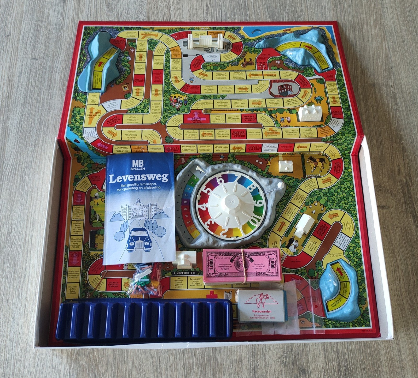 LEVENSWEG uitgever MB 4560 uit de JAREN 80, Hobby en Vrije tijd, Gezelschapsspellen | Bordspellen, Ophalen of Verzenden
