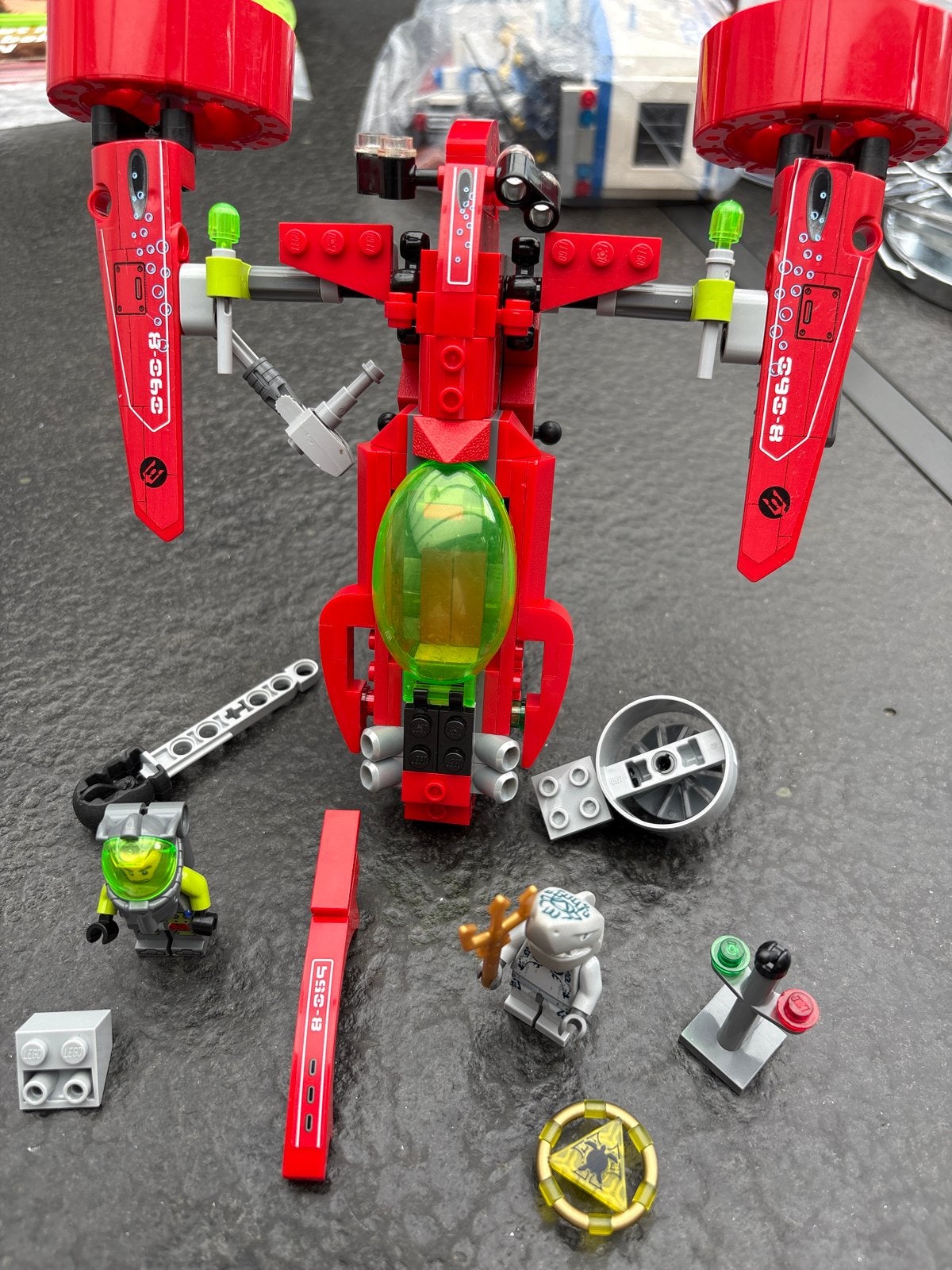 Lego Atlantis Onderwater Voertuig met Figuren, Inclusief minifiguren, Gebruikt, Lego, Ophalen of Verzenden