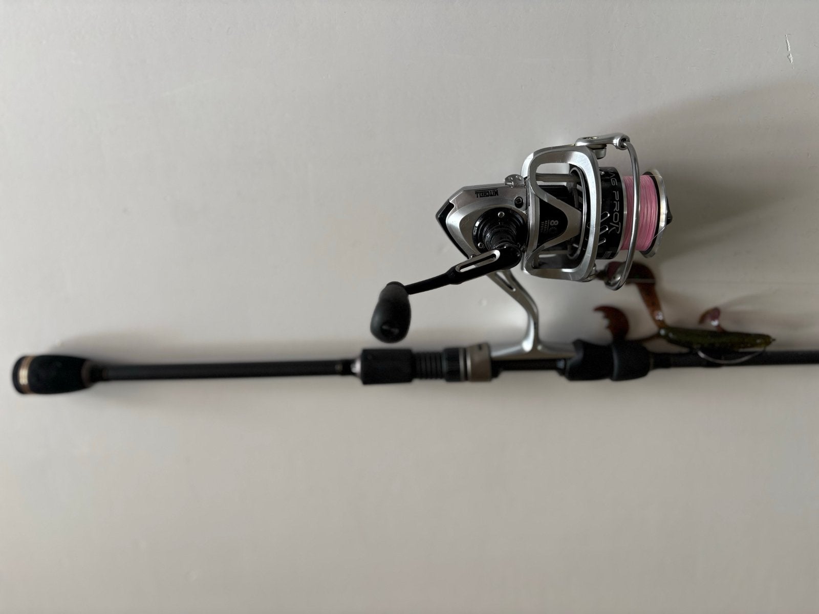 Westin Finesse T&C 7' 2-10g Werphengel met Mitchell Molen, Watersport en Boten, Ophalen of Verzenden, Zo goed als nieuw, Werphengel