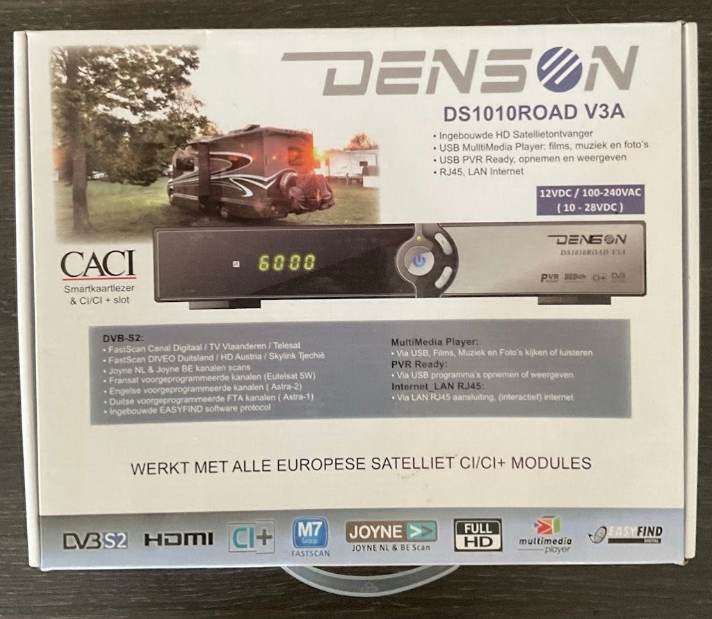 DENSON DS1010ROAD V3A HD Satellietontvanger, Ophalen, Nieuw, Decoder
