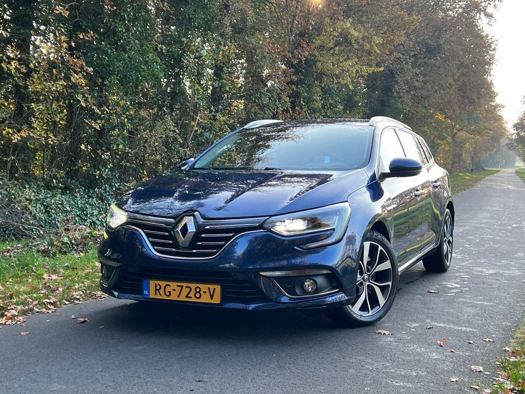 Renault Mégane Estate 1.6 TCe GT-Line | Automaat + Massage, 1618 cc, Gebruikt, 4 cilinders, Blauw