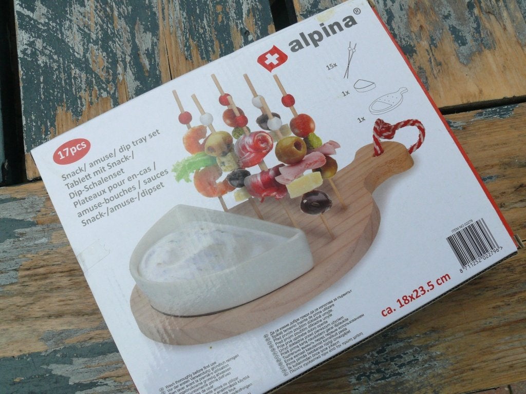 Alpina hapjes plank Nieuw NU 5 euro !!, Huis en Inrichting, Snij-/serveerplank, Ophalen of Verzenden, Nieuw