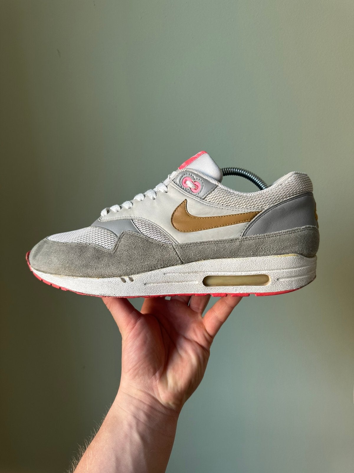 Nike Air Max 1 Pink Pack Flamingo 2007 / 45, Overige kleuren, Ophalen of Verzenden, Sneakers of Gympen, Gedragen