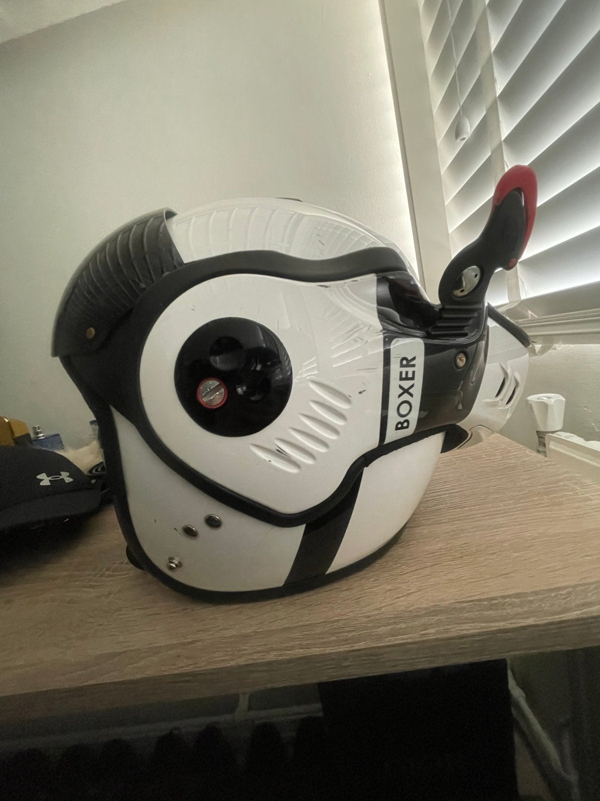 ROOF Boxer motorhelm met gebruikssporen, Motoren, Overige merken, M, Systeemhelm, Heren