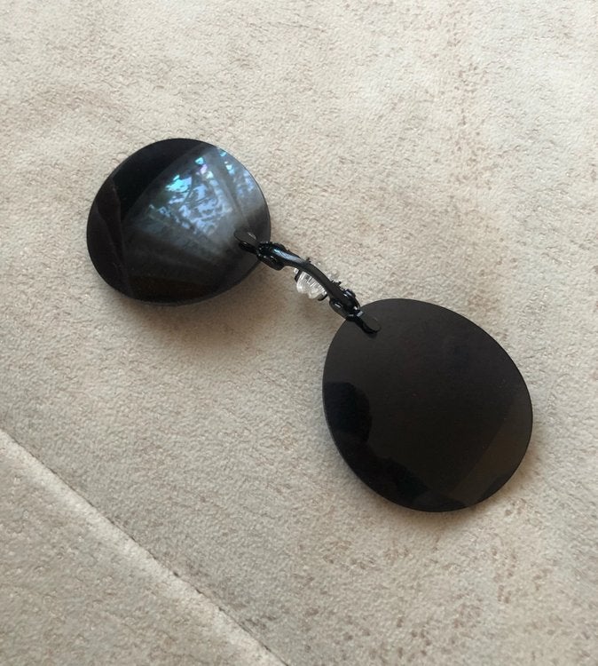 Zwarte Morpheus Clip On Zonnebril / Matrix Heren Bril, Sieraden, Tassen en Uiterlijk, Zonnebrillen en Brillen | Heren, Overige merken