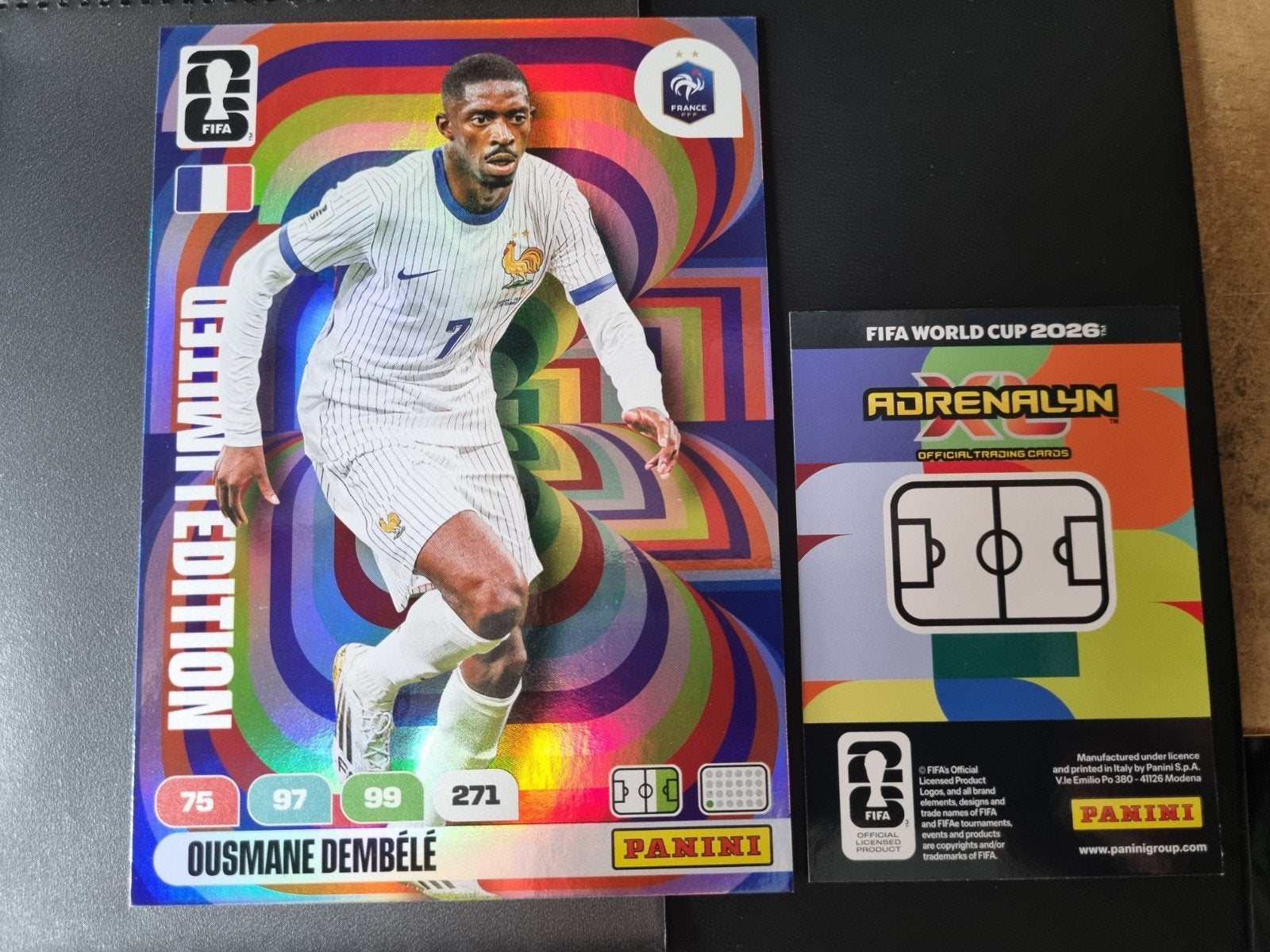 Panini Adrenalyn xl Fifa World Cup 2026 XXL Limited Dembele, Ophalen of Verzenden, Zo goed als nieuw
