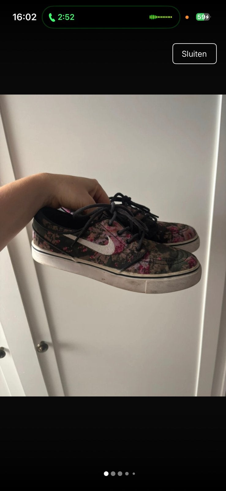 Nike SB Stefan Janoski Zoom Digi Floral, Overige kleuren, Ophalen of Verzenden, Sneakers of Gympen, Gedragen