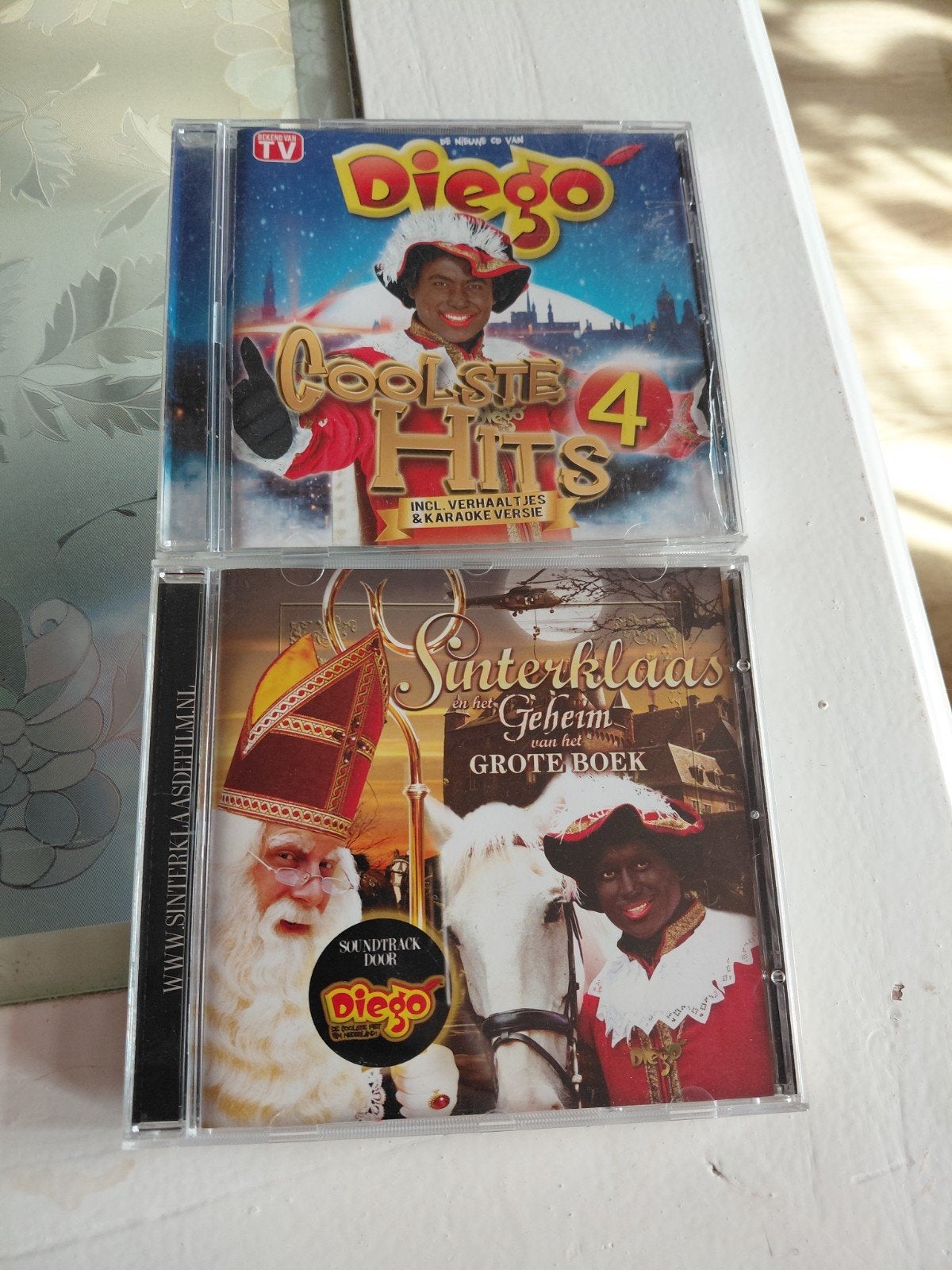 Unieke Sinterklaas CD-set: Diego Coolste Hits 4 + Film cd., Ophalen of Verzenden, Zo goed als nieuw, Album, Muziek