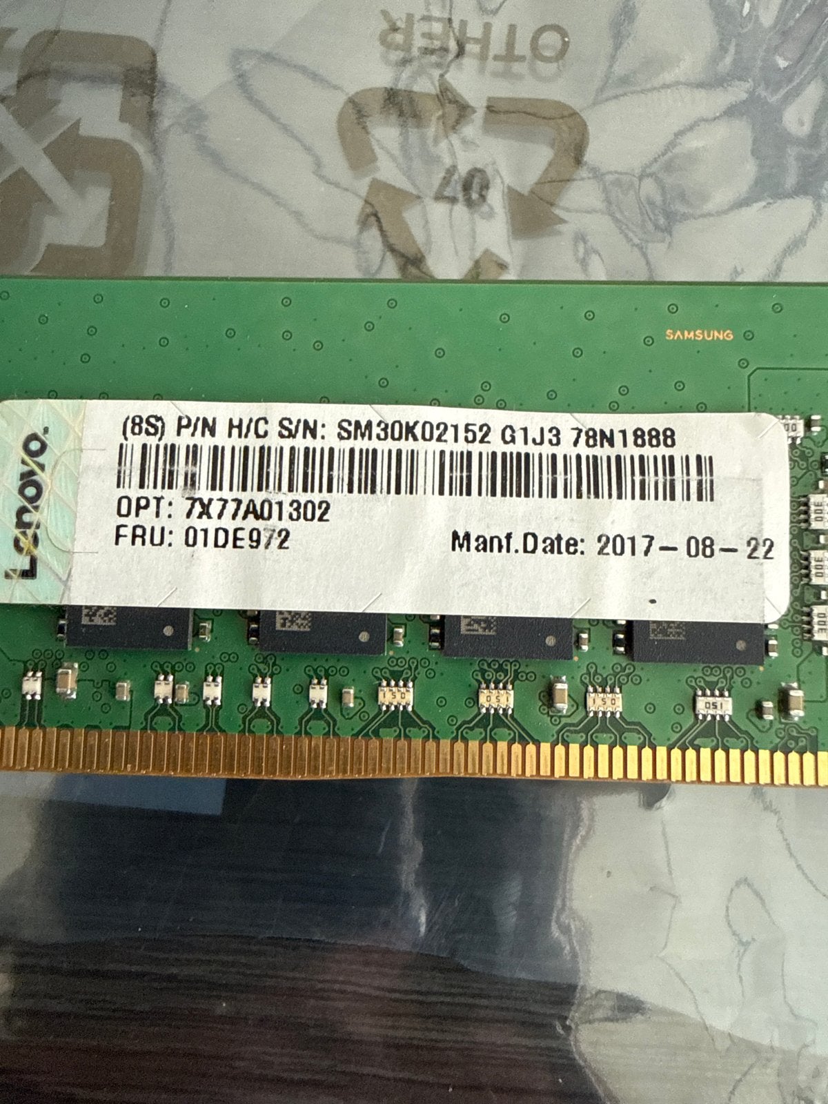 4x Lenovo DDR4 16GB 2666V RAM Geheugenmodules, Computers en Software, RAM geheugen, Gebruikt, Server, 16 GB, DDR4, Ophalen of Verzenden