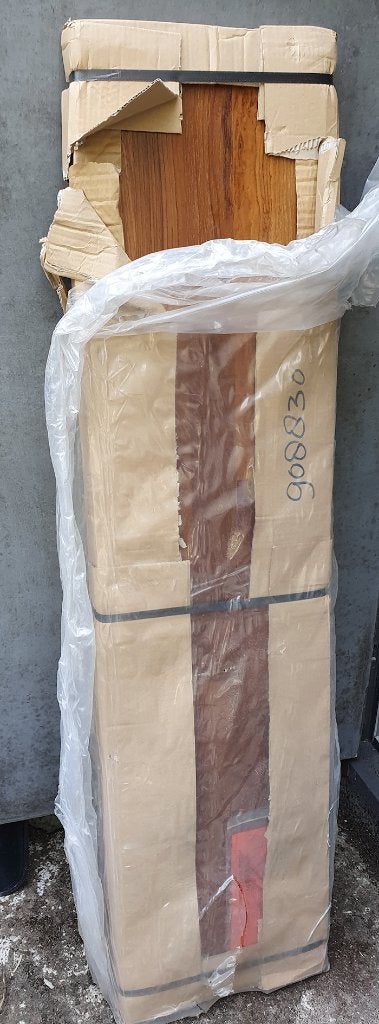 Massief teak barblad, Ophalen, Minder dan 50 cm, Bruin, 100 tot 150 cm