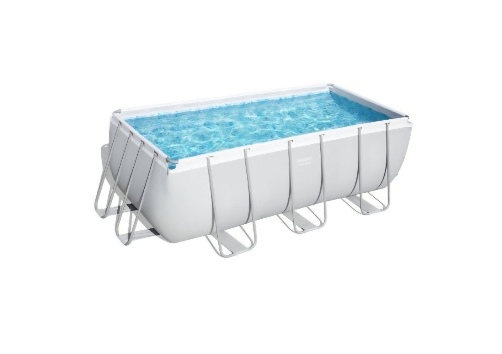 Bestway Power Steel Zwembad 412x201x122 cm met Zandfilter, Tuin en Terras, Zwembaden, 200 tot 300 cm, Nieuw, Rechthoekig, Ophalen