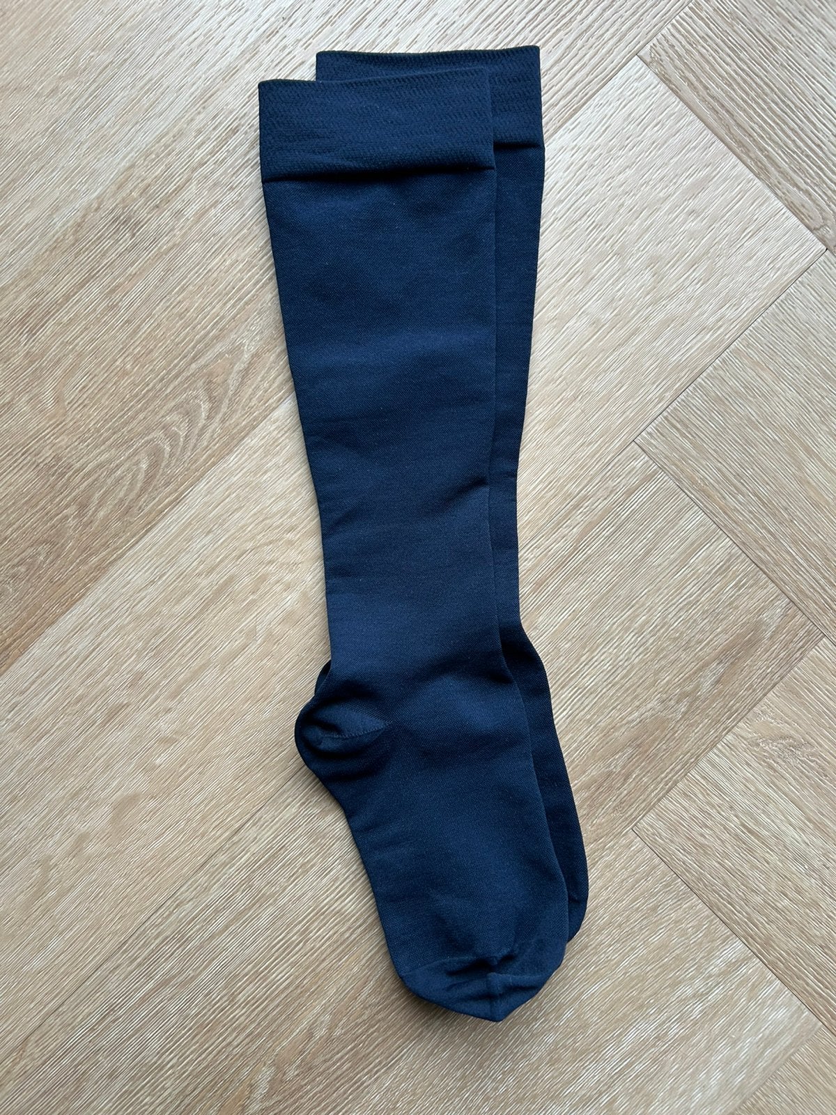 Bauerfeind Compressiekousen VenoTrain Soft, mt M, navy, Ophalen of Verzenden, Nieuw