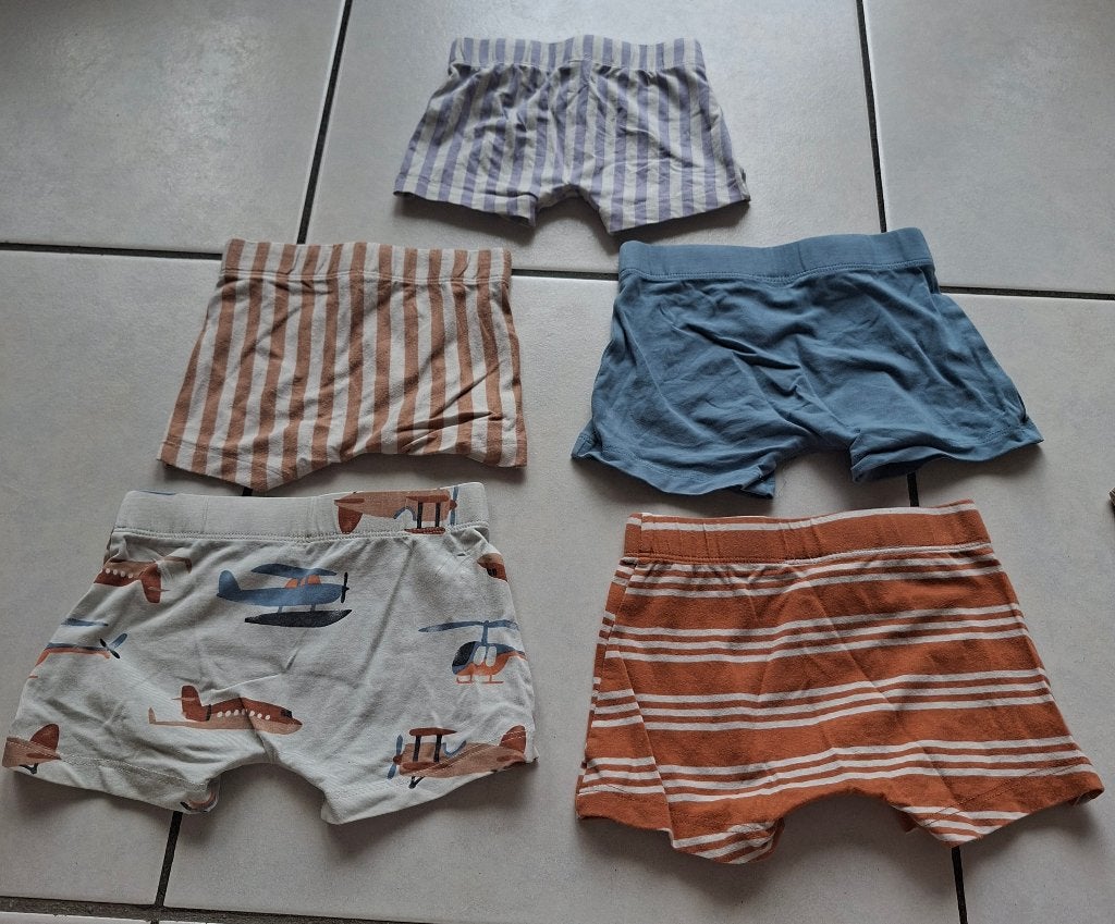 5 kinder boxers/ boxershorts- maat 86/92- Hema, Nacht- of Onderkleding, Ophalen of Verzenden, Zo goed als nieuw, Hema