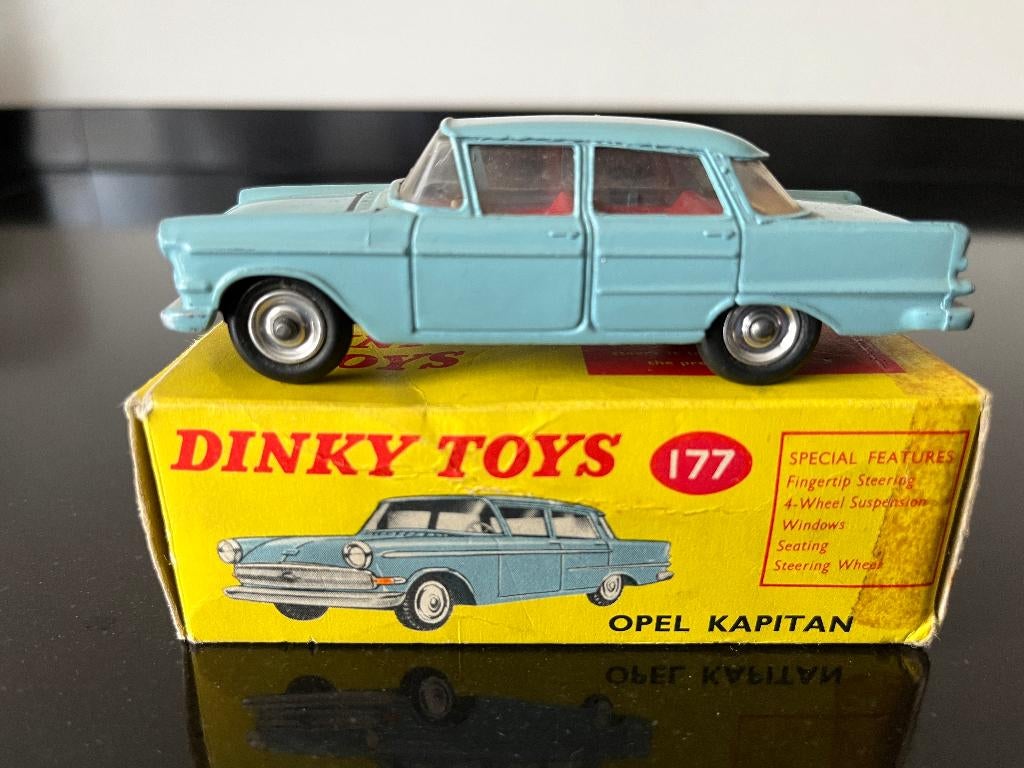 Dinky Toys #177 Opel Kapitan, Hobby en Vrije tijd, Modelauto's | 1:43, Ophalen of Verzenden, Zo goed als nieuw, Auto, Dinky Toys