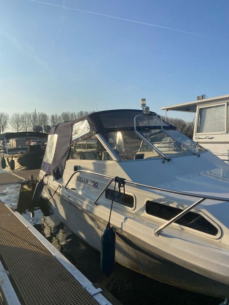 Goed onderhouden Sollux 700 77pk uit 1999, Watersport en Boten, Motorboten en Motorjachten, Ophalen, Gebruikt, Binnenboordmotor