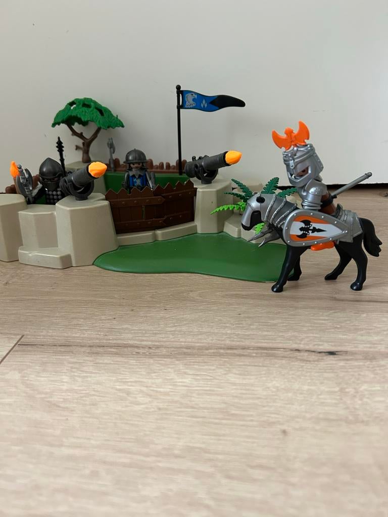 Playmobil Ridders Kasteel met Figuren en Accessoires, Kinderen en Baby's, Speelgoed | Playmobil, Ophalen of Verzenden, Zo goed als nieuw
