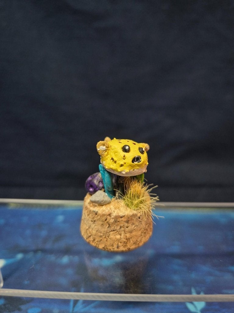 [Handgemaakt Miniatuur Klei Beeldje] Kogelvis in de zee, Ophalen, Nieuw, Fantasy