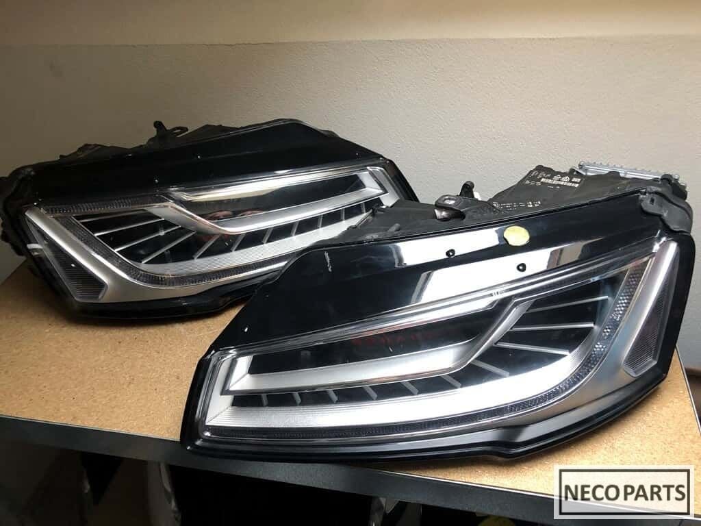 Audi a8 4h led vol led koplamp origineel links en rechts, Gebruikt, -, -, -