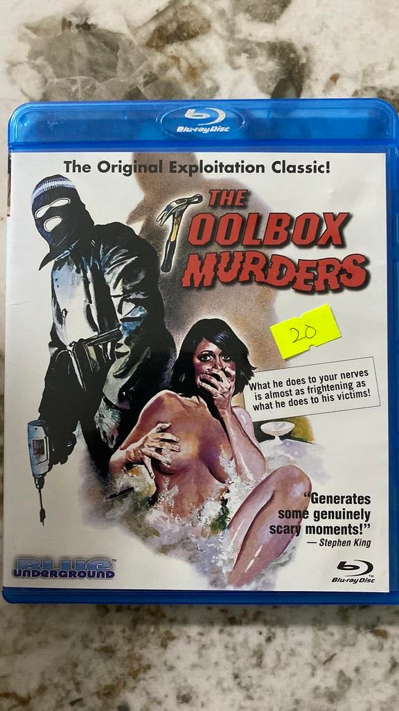 The toolbox murders blu ray horror, Ophalen of Verzenden, Zo goed als nieuw, Horror