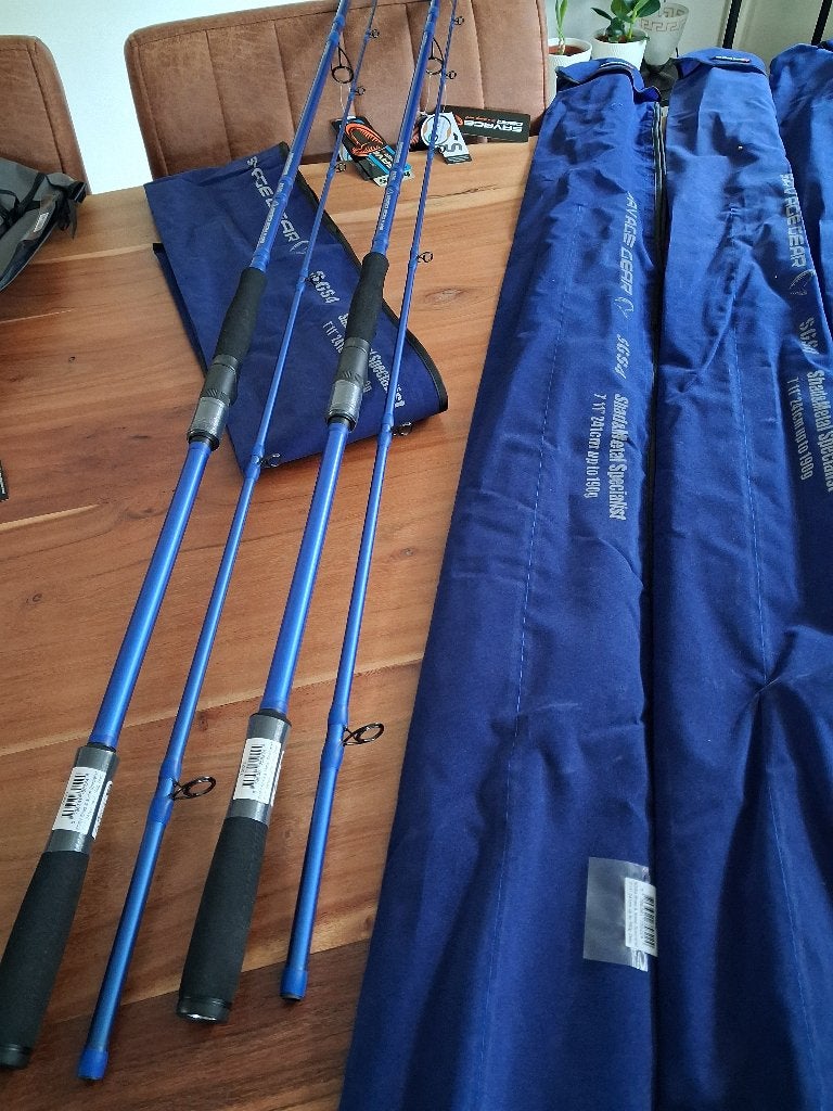 SGS4 Shad & Metal Spin hengels (CW 190g) 2.41 meter, Tinstraat, Savage Gear, Werphengel, Nieuw
