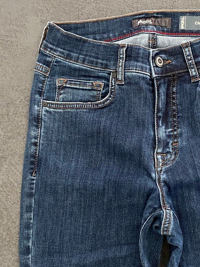 J79/13 Nieuw: Angels Cici spijkerbroek/jeans mt.36=S blauw, Blauw, Nieuw, Ophalen of Verzenden, W28 - W29 (confectie 36)