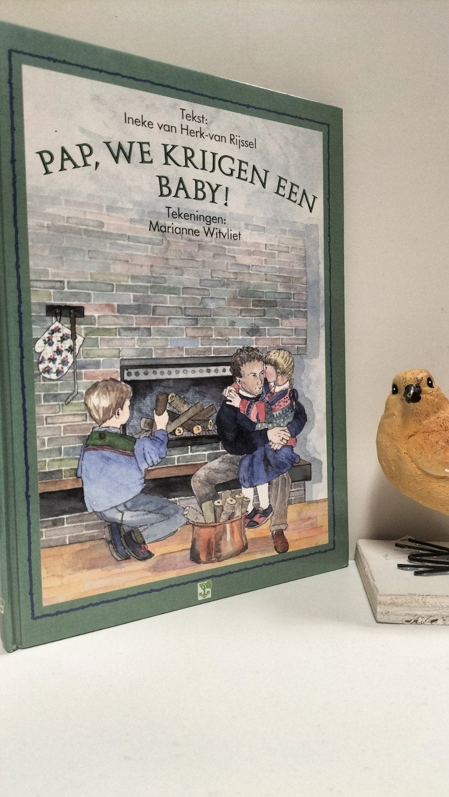 Herk- van Rijssel, Ineke van; Pap, we krijgen een baby!, Ophalen of Verzenden, Gelezen, Zwangerschap en Bevalling