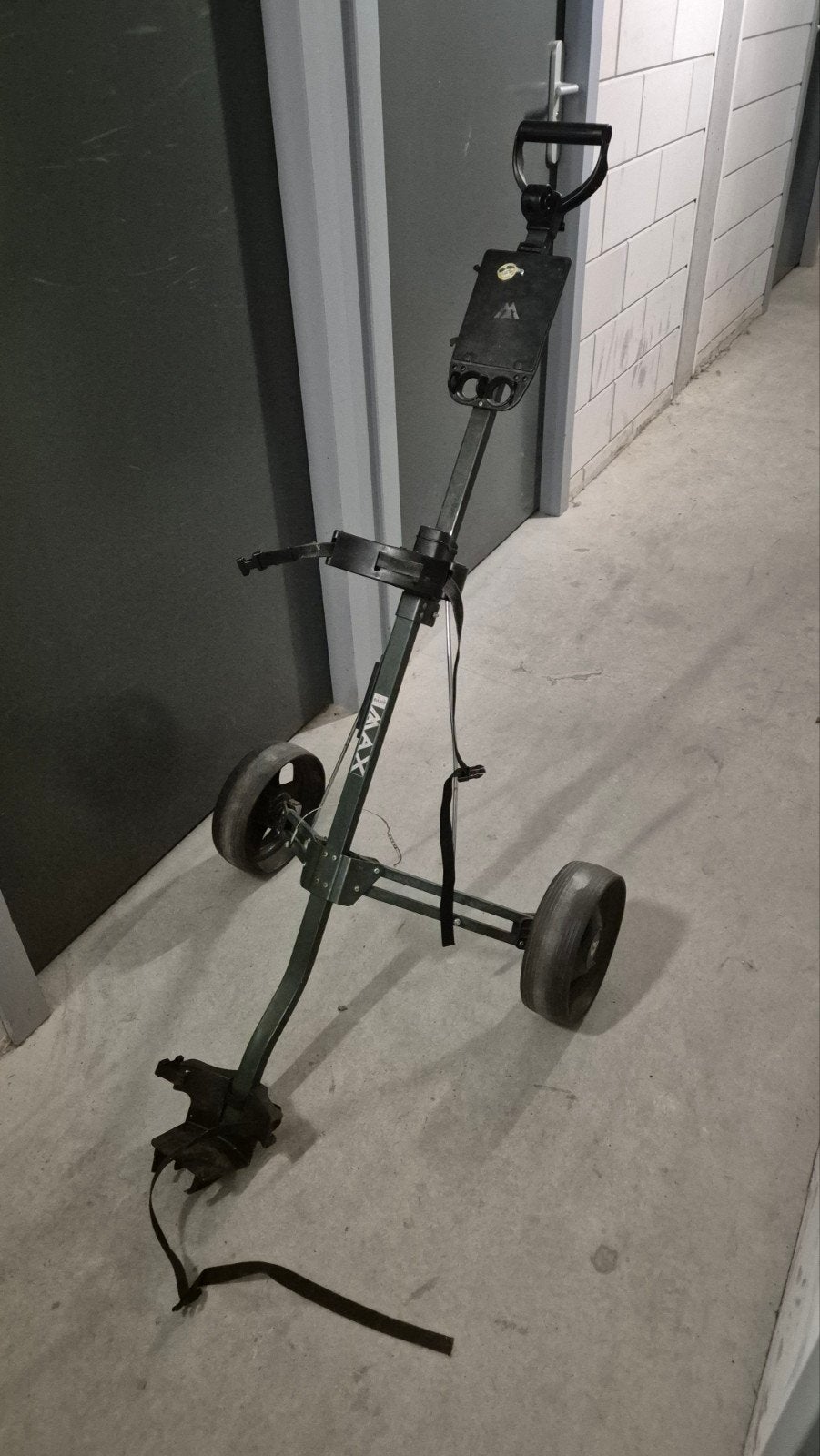 Golf trolley Big Max Basic groene golfkar, Ophalen, Gebruikt, Golfkar, Overige merken