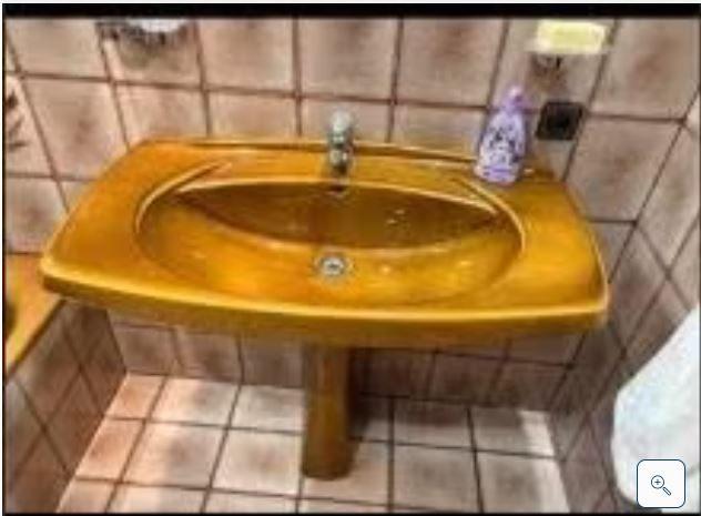 vintage wastafel lavabo Keramag design studio xl, Ophalen, Zo goed als nieuw, Steen, Wastafel
