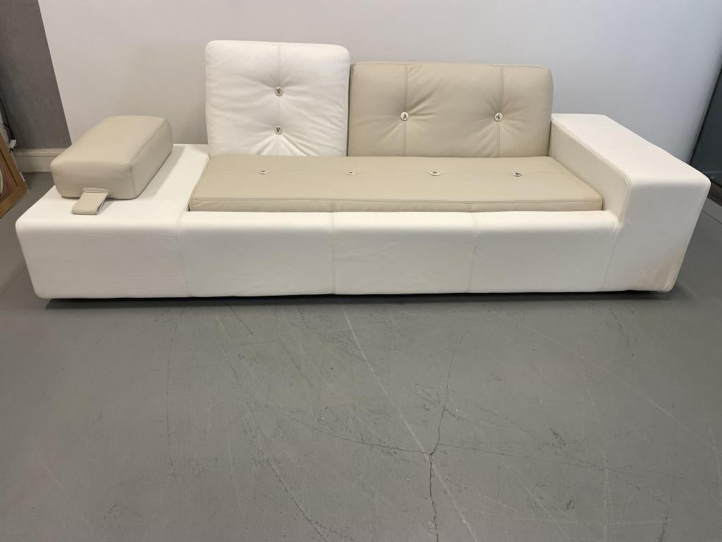 1 Vitra Hella Jongerius Polder Sofa Wit Leer XS LMTD