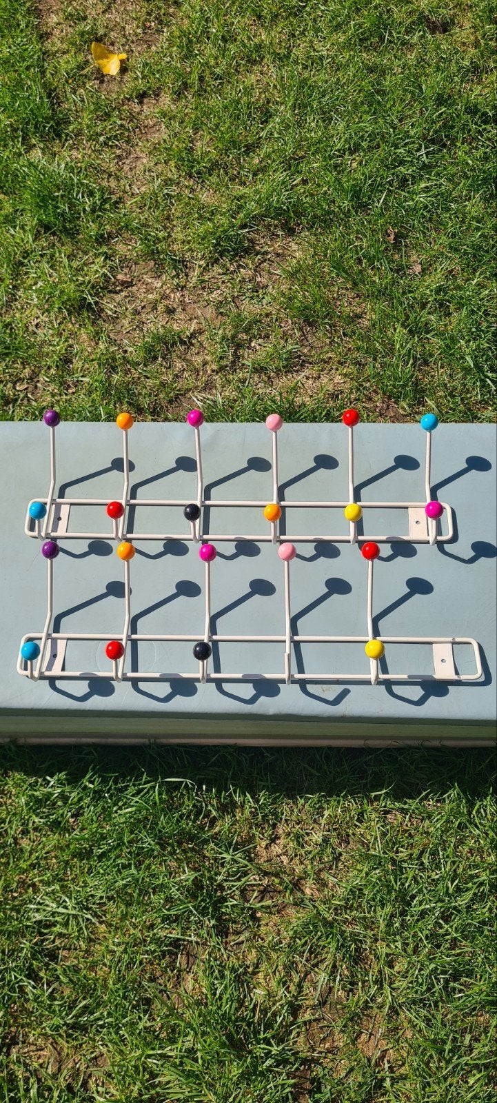 vintage Sputnik-stijl wandkapstok, Gebruikt, Minder dan 100 cm, Metaal, Ophalen