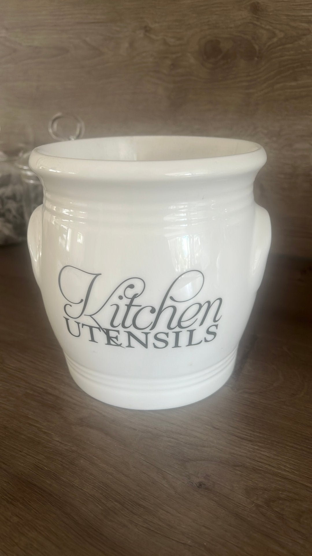 Riviera maison Utensils, Ophalen of Verzenden, Zo goed als nieuw, Glas, Pot, Bus of Blik