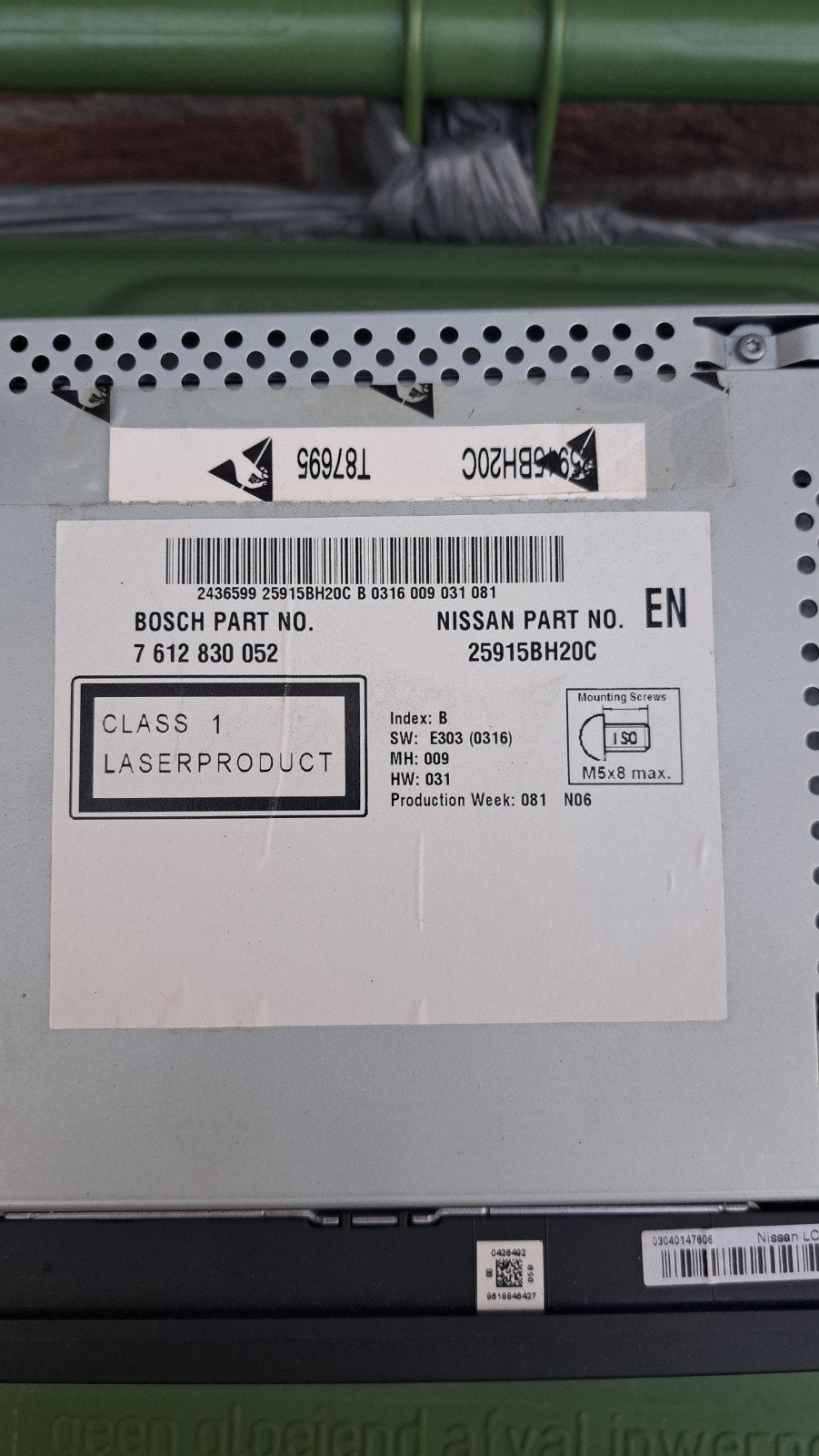 Nissan Qashqai J10 Radio Navigatie Systeem 25915BH20C