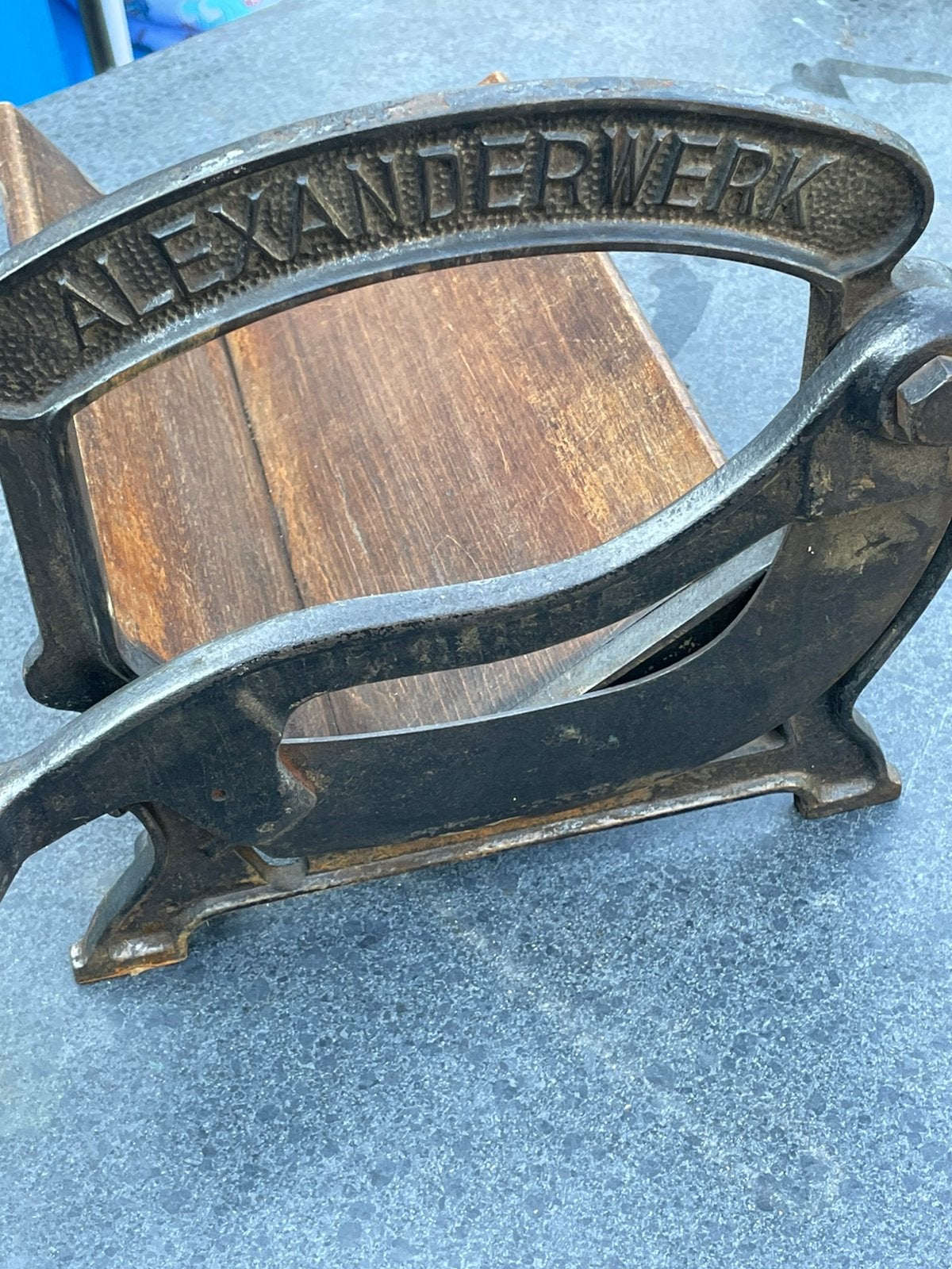 Antieke brood snijder, Ophalen, Rechthoekig, Minder dan 50 cm