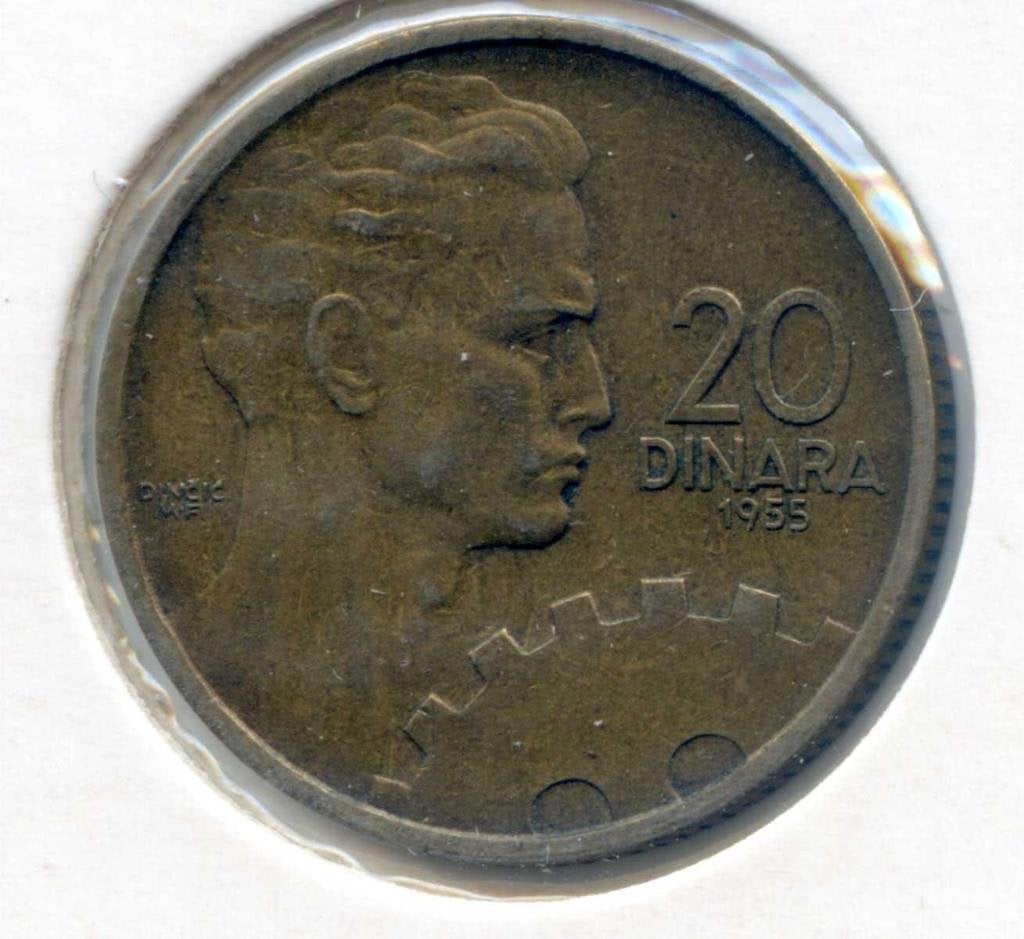 Yugoslavië 20 Dinara 1955, Verzenden, Joegoslavië