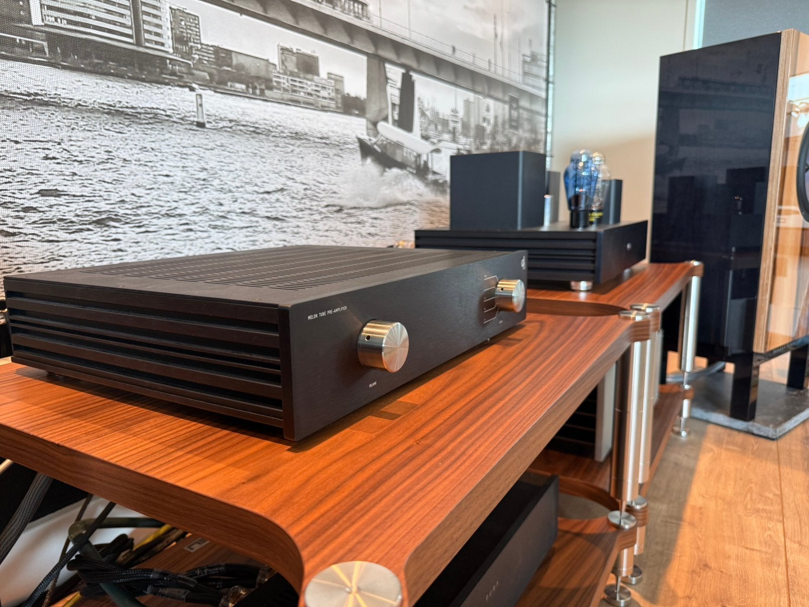 Buizen versterker set 300B mono blokken & voorversterker, Dion Audio, Versterker, 6827AR, Ophalen of Verzenden